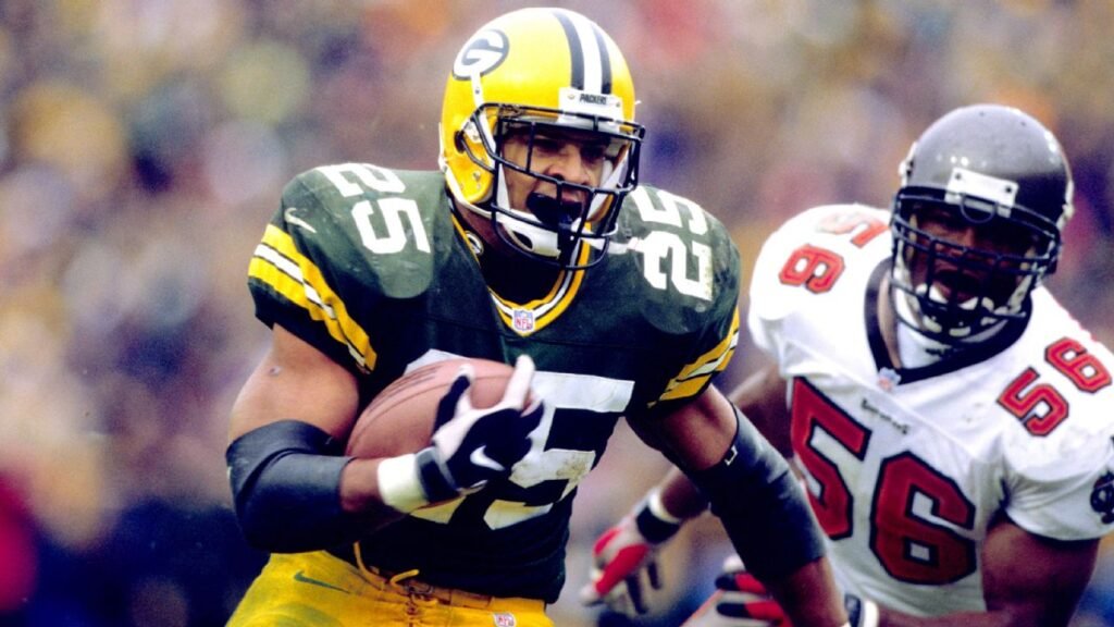 dorsey levens green bay packers number 25 jersey